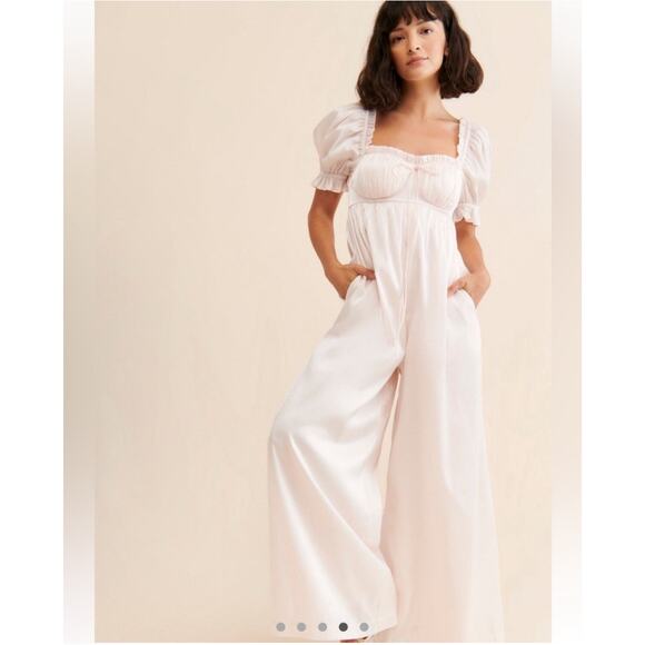 SELKIE Seashell Wide Leg Jumpsuit 1X - Picture 2 of 8
